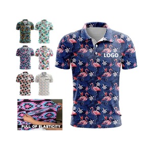 เสื้อโปโลผู้ชาย แขนสั้น กระดุมครึ่งตัว ทรงเข้ารูป ผ้าถัก สีพื้น สำหรับฤดูร้อน  พร้อมปักโลโก้ตามสั่ง เหมาะสำหรับเล่นกอล์ฟ - Product Image 1