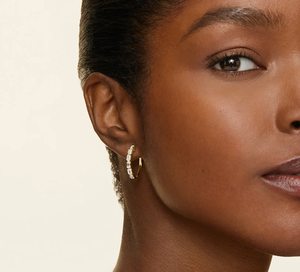 <b>Hoops</b> <b>Earrings</b> Diamond <b>Earrings</b> Gold and <b>Silver</b> <b>Earrings</b> Natural and Lab Grown Diamonds <b>Earrings</b> <b>Hoops</b> Fine Jewelry for Women - Product Image 5