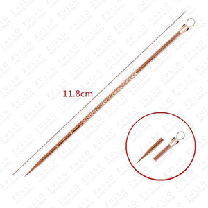 Juego Profesional de 4 Piezas para Extraer Acné y Puntos Negros, Herramientas de Cuidado Facial de Acero Inoxidable, Herramientas de Extracción Facial Premium de 4 Piezas - Product Image 4