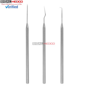 ชุดหัววัดแบบหลายรูปร่าง5ชิ้นประกอบด้วยหัววัดตะขอโค้งงอแบบโค้งเดี่ยวยาวโค้งคู่แบบสามหัว - Product Image 6