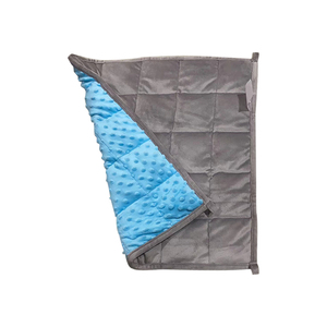 Produttore di coperte ponderate piccole dimensioni Mini Minky in fibra naturale per bambini ginocchiere per alleviare lo Stress peso della coperta - Product Image 2