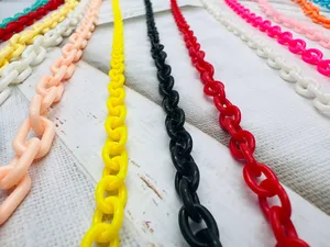 Moderno Modelo de Cadena de Resina Decorativa Hecha a Mano Personalizable para Decoración de Interiores, Exhibición de Mesa y Pared, Precio Bajo y Económico - Product Image 4