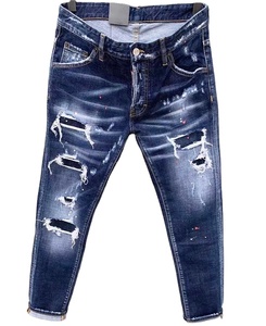 Pantalon Baggy Homme de Qualité Supérieure Entièrement Personnalisable Vente en Gros OEM Tendance Dernier Cri 100% Coton Jean Décontracté - Product Image 1