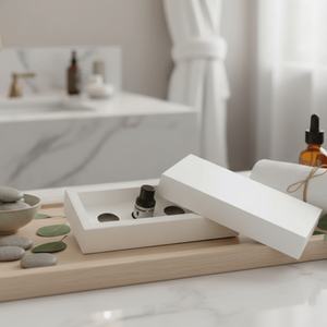 Boîte d'emballage cosmétique en papier kraft écologique |   Boîte en papier élégante et recyclable pour les produits de soins de la peau, de beauté et de soins personnels - Product Image 5