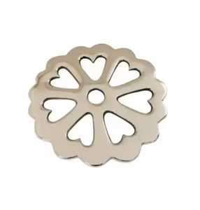 Teapot Filigree Metal <b>Trivet</b> Silver Pot Stand Heat Resistant Heavy Duty Premium Food Warmers and Casseroles - Product Image 4