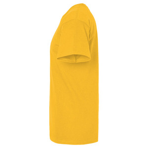 Short Sleeve O-Neck T-<b>Shirt</b> 100% Cotton Front Street Style Regular Fit Color <b>Gold</b> Unisex Breathable Quick Dry Casual - Product Image 3
