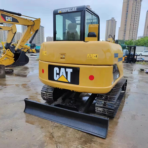 รถขุดขนาดเล็ก CAT 1.5 ตัน รถขุดตีนตะขาบขนาดเล็ก เครื่องยนต์ดีเซล ระบบไฮดรอลิก บุ้งกี๋ขุดขนาด 0.15 ลบ.ม. เครื่องจักรก่อสร้างขนาดกะทัดรัด - Product Image 1