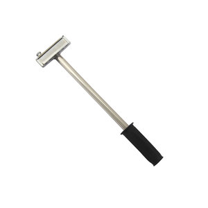 Marteau de poinçonnage professionnel à rangée unique, corps en acier inoxydable, poignée en caoutchouc, outil manuel de poinçonnage métallique durable - Product Image 6