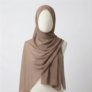 Pañuelo transpirable para mujer, ligero, suave, largo, hiyab, chal para la cabeza, elegante, cómodo, para uso diario, estilo de viaje, look a la moda - Product Image 1