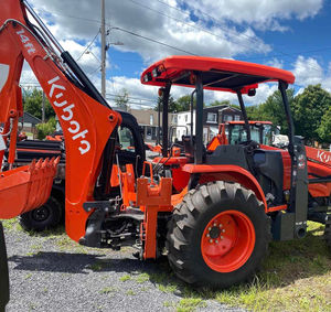 รถตักล้อยางคูโบต้า L47 รถตักหน้าขุดหลัง รถแทรกเตอร์ตีนตะขาบ ระบบเกียร์ 2WD อุปกรณ์ก่อสร้างทางการเกษตร รถขุดขนาดใหญ่ - Product Image 1