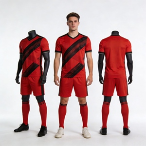 Vêtements de sport, uniforme d'équipe de football, vente en gros, 100% polyester respirant, couleurs personnalisées, logo, haute qualité - Product Image 6