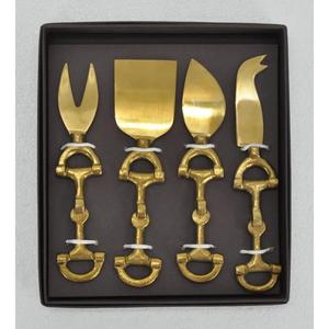 Tableware Accessories Luxury Gifts <b>Box</b> Decorative Cheese Knife Sets Gold Cutlery Set For <b>Bakery</b> Cafe Use Wedding Decor Latest - Product Image 5