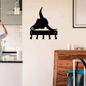 CIFbuy Gancio da Parete e Appendiabiti in Metallo Nero Stile Industriale Rustico Moderno Minimalista con TikTok per Servizio Ritiro Temu - Product Image 1