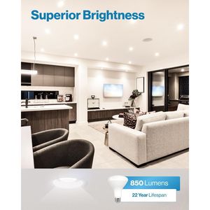 หลอดไฟ LED BR30 แพ็ค 30 หลอด 850 LM 11W (เทียบเท่า 65W) 6000K แสงเดย์ไลท์ รุ่นดีลักซ์ สำหรับไฟฝังเพดานและไฟส่องสว่างภายในอาคาร - Product Image 2