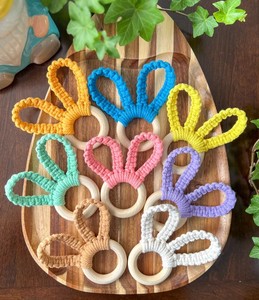 Bunny <b>Napkin</b> Rings Set + Macrame <b>Easter</b> Eggs – Complete <b>Easter</b> Table Decor Set – <b>Easter</b> Table Setting – Spring Table Decorations - Product Image 2
