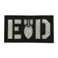 Badge personnalisé découpé au laser de haute qualité avec dos en velcro pour uniformes tactiques et de sécurité