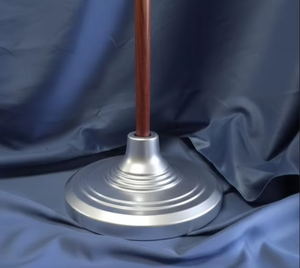 Bastones Ceremoniales Masónicos Formales Personalizados de Alta Calidad con Emblema Metálico Bordado en 3D, Mango de Madera, 100% Algodón para Uso Doméstico - Product Image 1