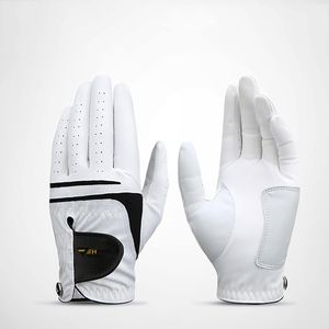 Guantes de Golf de Piel Cabretta Premium para Mano Izquierda, con Logotipo Personalizado, Ligeros, Transpirables, con Correa Ajustable en la Muñeca para Hombre - Product Image 6