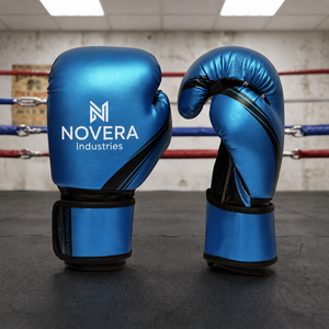 Nouveau modèle, vente chaude, gants de boxe professionnels légers en cuir véritable de bonne qualité, personnalisables, avec fermeture auto-agrippante, respirants - Product Image 5