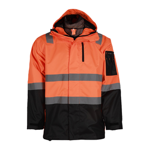 Winter Waterproof Reflective Safety <b>Jacket</b> Hi-Vis Oxford Cloth <b>Construction</b> <b>Work</b> Safety Clothing - Product Image 1