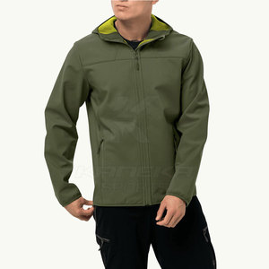 Veste coupe-vent décontractée à capuche pour homme avec fermeture éclair, essentielle pour l'hiver et les activités quotidiennes, matière confortable - Product Image 4