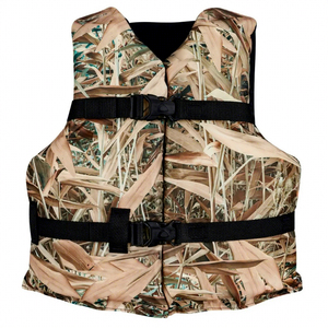 Gilets de sauvetage pour adultes en nylon doublés de laine respirante, réglables, légers, à flottabilité élevée, pour la navigation de plaisance, la pêche, le kayak - Product Image 2