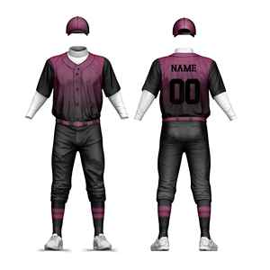 Camiseta de Béisbol Personalizada para Hombre, Pantalones Blancos Coloridos, Manga Corta, Cuello en V, Poliéster que Absorbe la Humedad, Talla Adulto - Product Image 1