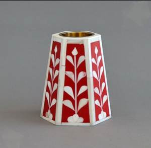 Brûleur de Bakhoor de style culturel du Moyen-Orient avec incrustations en os et résine, pour salon, ensemble Mubkhar de style farmhouse, parfum d'ambiance au meilleur prix - Product Image 6