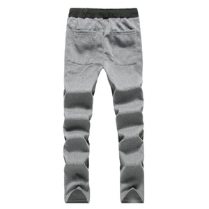 Cheap Bulk Sale Men's Winter Fur Hood Warm Track Suit With Drawstring Sweatpants Full Front <b>Zip</b> <b>Hooded</b> Thick Sweat Suit Slim Fit - Product Image 6