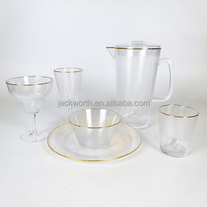 High Quality Unbreakable Plastic 12 oz Clear Vintage <b>Goblet</b> <b>Wine</b> Glasses for Restaurant Party - Product Image 6