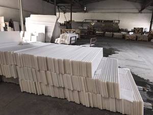 Losas de Mármol Blanco Lechoso Procesadas en Fábrica, Modernas, Pulimentadas, Resistentes al Agua, Duraderas, Ecológicas, con Garantía de por Vida - Product Image 2