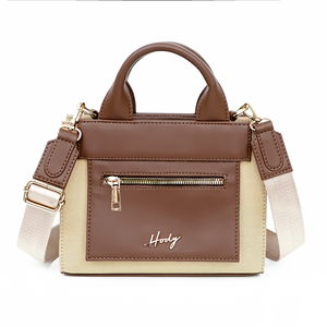 Sac à fermeture éclair portable en cuir microfibre Hody CILLIE, tendance, durable, avec poignée souple de taille moyenne pour les voyages - Product Image 1