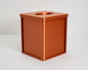 Modern Metal Tissue <b>Box</b> Cover Copper Square Design Convenient Suitable For Bathroom <b>Vanity</b> Counters Wholesale From India - Product Image 1