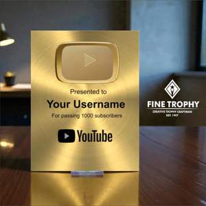 Trophées et souvenirs pour YouTube, Instagram, Facebook, TikTok - Product Image 1