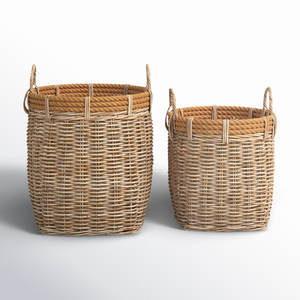 ตะกร้าสานสำหรับจัดเก็บของตกแต่งงานชายฝั่งทำมือประเภทผลิตภัณฑ์ตะกร้าสาน - Product Image 1