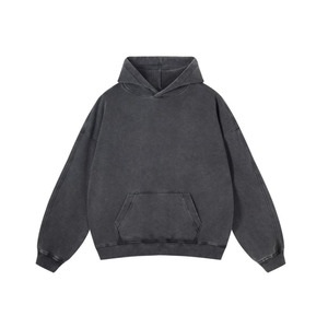 Sweat à capuche tendance, sweat à capuche vintage, sweat à capuche en polaire 350 g/m², sweat à capuche thermique - Product Image 4