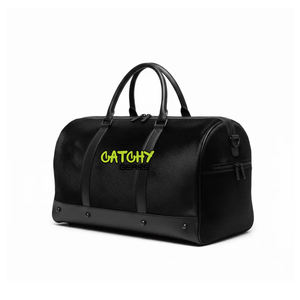 Genuine Leather Duffle Bag with Multiple Pockets Spacious <b>Travel</b> Weekend Bag Durable Gym & Sports <b>Holdall</b> Luggage Bag - Product Image 1