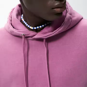 Sweat-shirt à capuche personnalisé pour homme, 350 g/m², en molleton, coupe ample, style streetwear, avec logo personnalisé, fournisseur en gros - Product Image 4