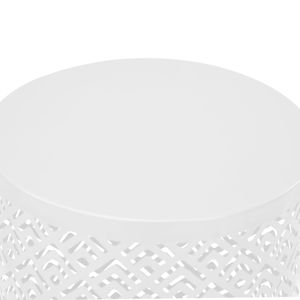 Set di 3 tavolini moderni da esterno a incastro, 30, 35, 40 cm di altezza, bianchi, per patio, interni ed esterni - Product Image 3