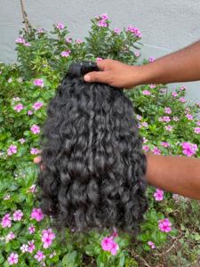 Extensiones de Cabello Rizado Natural 2025, 100% Cabello Humano Indio Virgen, Suave y con Volumen, con Patrón de Rizado Real - Product Image 4