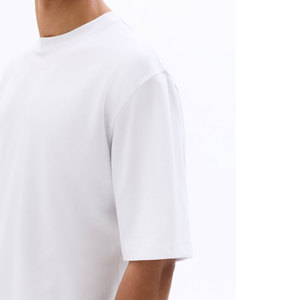 Camiseta de Manga Corta para Hombre, Corte Regular, Color Sólido, Algodón Jersey, Cuello Redondo, Estilo Casual, Ecológica, Estilo Urbano, 120g - Product Image 2