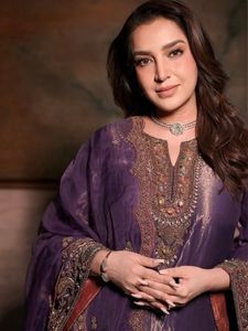 Ensemble Kurti et Plazzo en soie Fendy élégant pour femmes, tenue ethnique tendance, confortable et élégante pour les mariages et les fêtes - Product Image 6