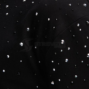 T-shirts en strass, look moderne, t-shirt doux avec un style brillant en cristal, t-shirts en strass faciles à porter - Product Image 5