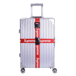 Luggage strap Security <b>Lock</b> Cross Strap Luggage Seat Belt <b>Suitcases</b> Strapping for Travel Belt with ABS <b>Lock</b> - Product Image 2