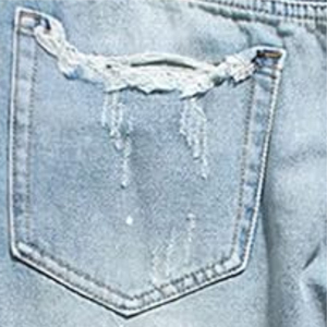 Shorts Bermuda de Mezclilla Rasgados de Cintura Alta para Hombre, Cintura Elástica, Estilo Casual, Secado Rápido - Product Image 5