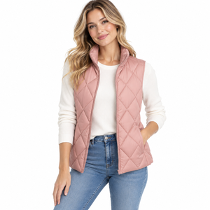 <b>Women's</b> Fashion Puffer Vest Winter Warm <b>Waistcoat</b> Private Label Brand Manufacturingpremium quality <b>women</b> puffer vest wholesale - Product Image 3