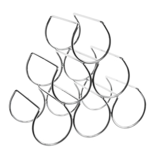 Porte-bouteilles vintage de style français en métal galvanisé pour 6 bouteilles avec poignée en bois, casier à vin rustique en fil de fer, chariot de rangement de cuisine - Product Image 4