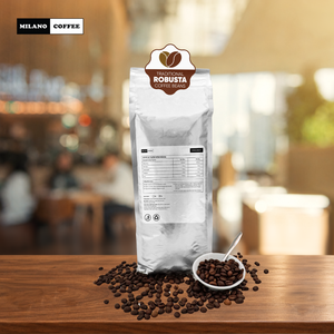 Grains de café Robusta traditionnels 1 kg Milano Coffee Edition torréfaction moyenne - Product Image 1