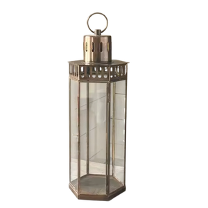 <b>Small</b> Outdoor Lantern With <b>Candle</b> Holder For Home Decoration Durable Metal Outdoor Indoor Use Modern Design Centerpiece - Product Image 6