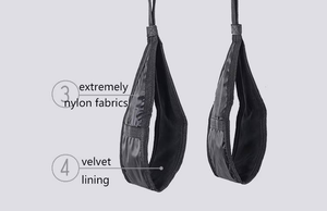 Correas de Sujeción AB Personalizadas de Primera Calidad para Levantamiento de Pesas y Entrenamiento en Gimnasio, Hechas de Acero y Neopreno con Material de Algodón - Product Image 3